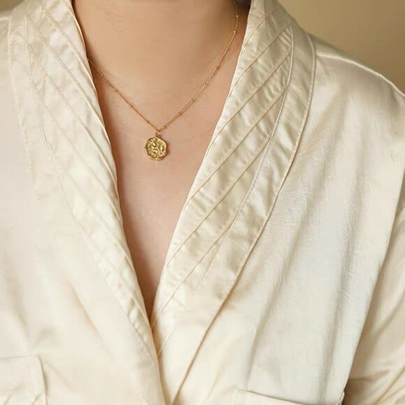 Choker Goth Vintage Flower Necklace For Women - Picture 8 of 8